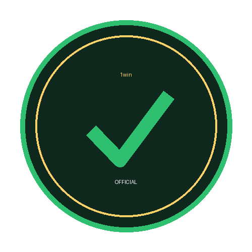 Official 1win verified badge